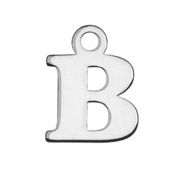 Charm Letter 'B' Silver 925 MBL B - 0,4 mm