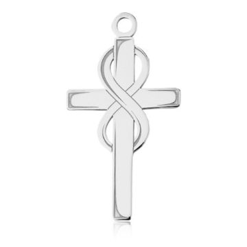 Charm Cross, silver 925 BL 849 - 0,4 mm