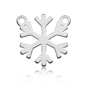 Connector Snow flake Silver 925 BL 481 - 0,4 mm