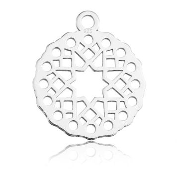 Charm Rosette Silver 925 BL 699 - 0,4 mm