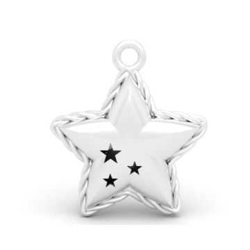 Decorative pendant - Star, Silver 925 P22