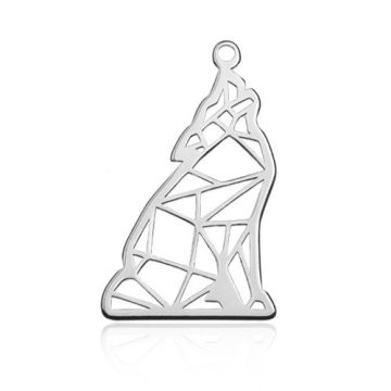 Charm Wolf Origami Silver 925 BL 508 - 0,4 mm