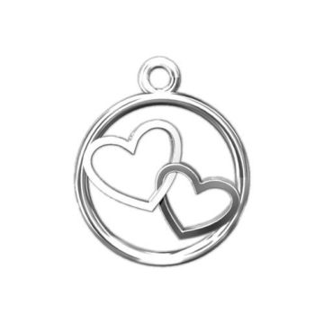 Charm Hearts Silver 925 S-CHARM 176