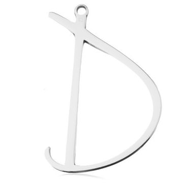 Charm Big Letter D, silver 925 BL 818 - 0,8 mm