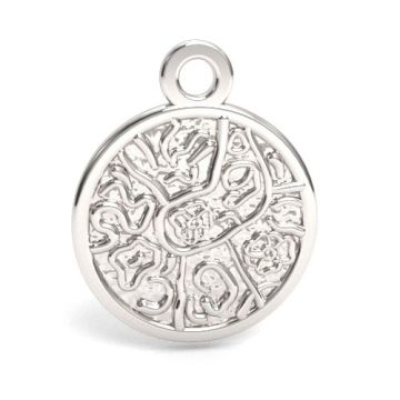 Decorative pendant, coin with a double-sided pattern, silver 925 S-CHARM 733