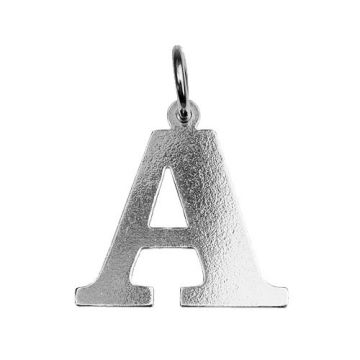 Charm LETTER  'A' Silver 925 BL-A - 0,4 mm