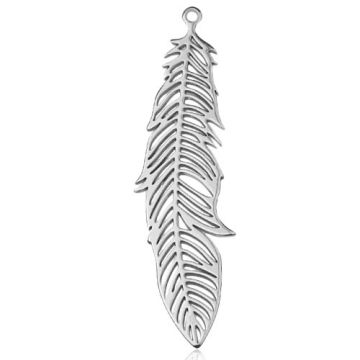 Pendant Feather Silver 925 BIG BL 12 - 0,8 mm