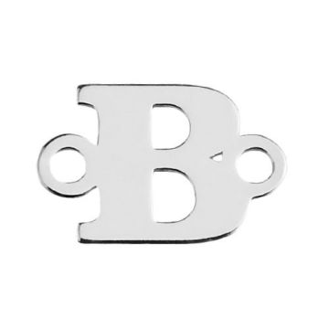 Connector Letter B Silver 925 CMBL B - 0,8 mm