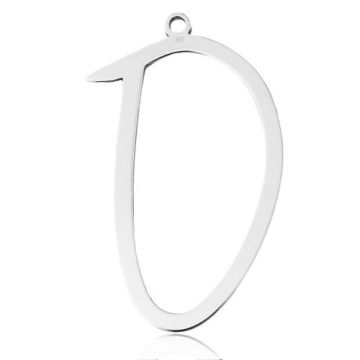 Charm Big Letter O, silver 925 BL 830 - 0,8 mm