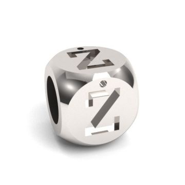 Charm with a letter Ż, silver 925 CUBE Z-PL