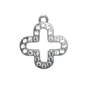 Charm with crystals, Silver 925 S-CHARM 146