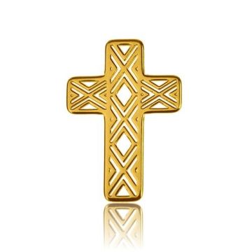 Charm Cross open-work Gold 585 (14-k)