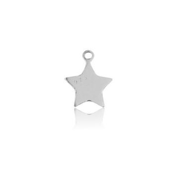 Drop for engraving STAR 13x9 mm Silver 925 BL 18 - 0,4 mm