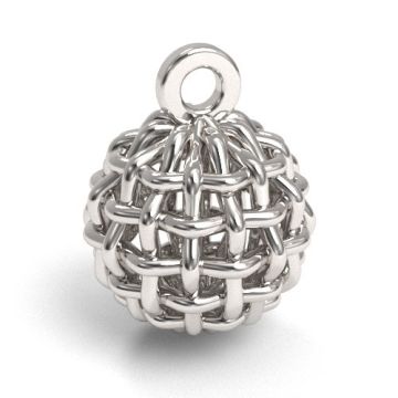 Decorative open-work ball, silver 925 S-CHARM 676