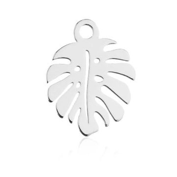 Charm Small Monstera Leaf Silver 925 BL 767 - 0,8 mm