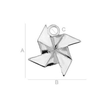 Charm Fan Silver 925 ODL-00003