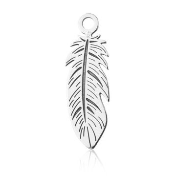 Charm Feather, silver 925 BL 870 - 0,8 mm