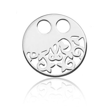 Charm 'Celebrity' Circle Silver 925 BL 521 - 0,4 mm