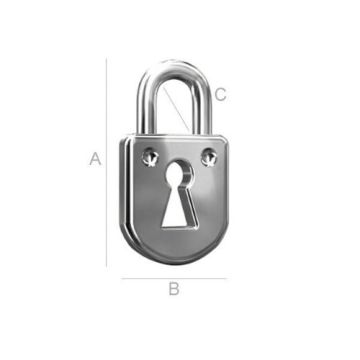 Charm Padlock Silver 925 ODL-00018