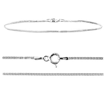 Bracelet fox tail wave, Silver 925 KND4B-18 cm