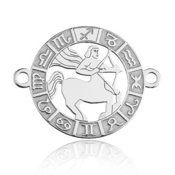 Connector Zodiac Sign Sagittarius Silver 925 BL 665 - 0,4 mm