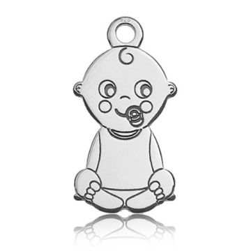 Charm Baby Boy Silver 925 BL 384 - 0,4 mm