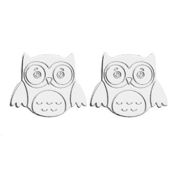 Earrings, earstuds Owls Silver 925 SZ 108