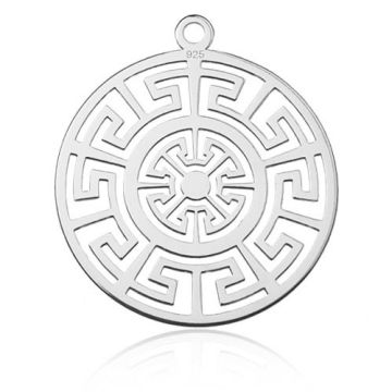 Charm Greek Rosette Silver 925 BL 539 - 0,4 mm