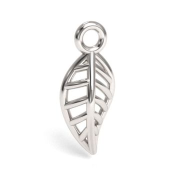 Charm open-work leaf, silver 925 S-CHARM 638