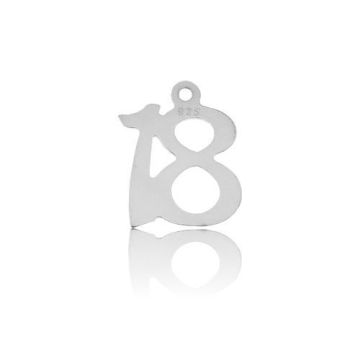 Charm 18 Silver 925 BL 129 - 0,4 mm