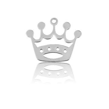 Charm CROWN Silver 925 BL 54 - 0,4 mm