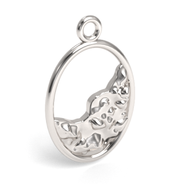 Charm Oval Decorative, silver 925 S-CHARM 633