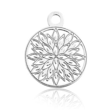 Charm open-work Rosette, silver 925 BL 778 - 0,4 mm