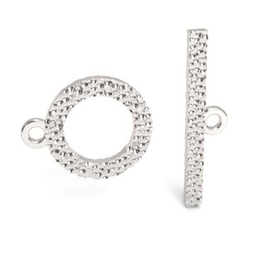 Decorative toggle clasp, silver 925 ZAM 13