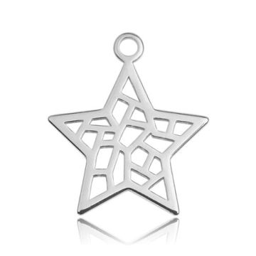 Charm Star open-work Silver 925 BL 289 - 0,8 mm