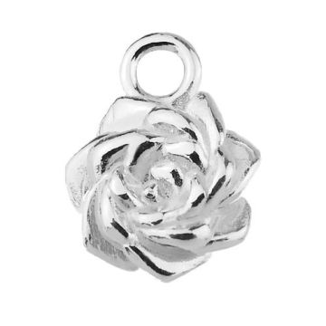 Charm Rose Flower, silver 925 S-CHARM 559