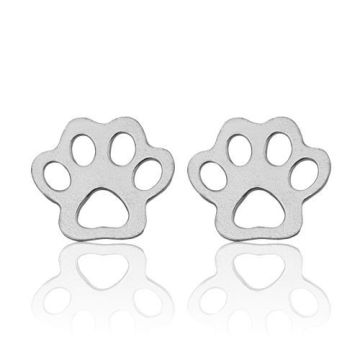 Earrings, earstuds Paw Silver 925 SZ 10