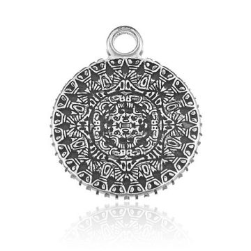 Charm Aztec Coin, silver 925 BL 907 - 0,8 mm