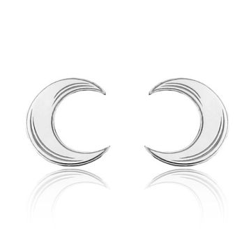 Earrings/earstuds Moon, Silver 925 SZ 705