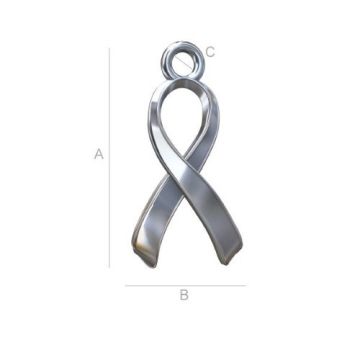 Charm Ribbon Silver 925 ODL-00076