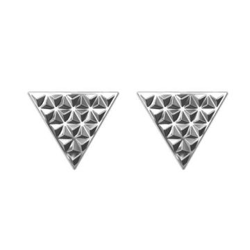 Earstuds, earrings Triangle Silver 925 SZ 16