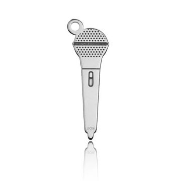 Charm Microphone Silver 925 BL 441 - 0,4 mm