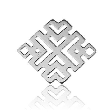 Charm/connector Diamond/Rhomb Silver 925 BL 188 - 0,4 mm