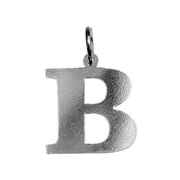 Charm LETTER 'B' Silver 925 BL B - 0,4 mm