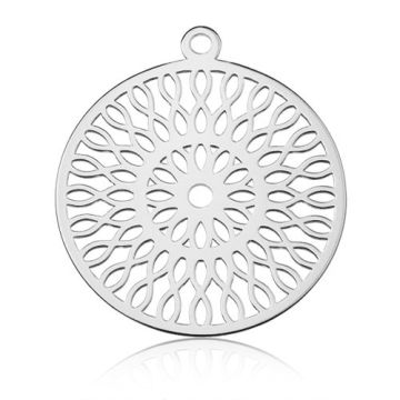 Charm Rosette Silver  925 BL 575 - 0,4 mm