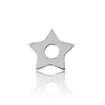 Charm Star Silver 925 (don't need jumpring!) BL 182 - 0,4 mm