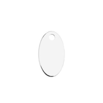 Oval Drop for engraving Silver 925 EBO1v1