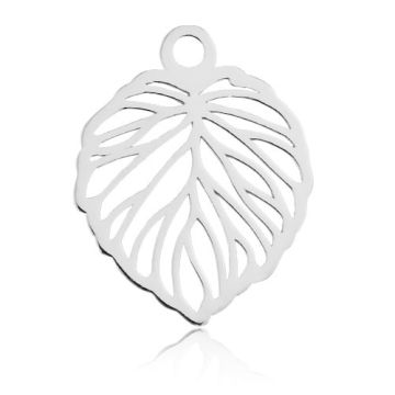 Charm Leaf open-work, silver 925 BL 776 - 0,4 mm