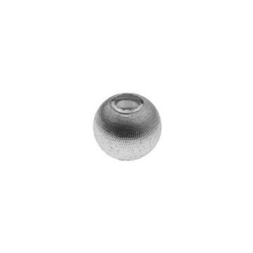 Ball decorative with satin coat 6,0 mm Silver 925 P2L S 6,0 F:2,0