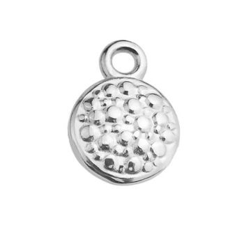 Round Spotted Charm Silver 925 S-CHARM 395